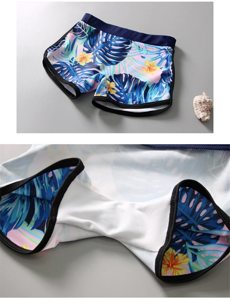 Plus Size Girl Three Pieces Suit Children Long Sleeve Cartoon Swimsuit Kid Letter Print Swimwear Baby Bathing Suit