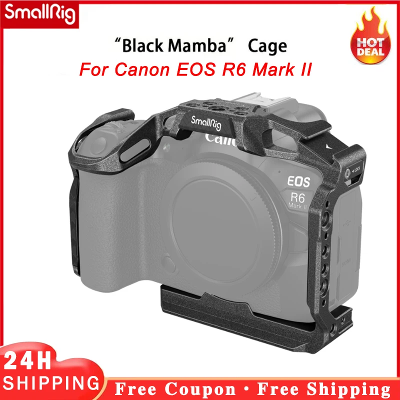 Gabbia Per Fotocamera Smallrig "Black Mamba" Per Canon Eos R6 Mark Ii 4161