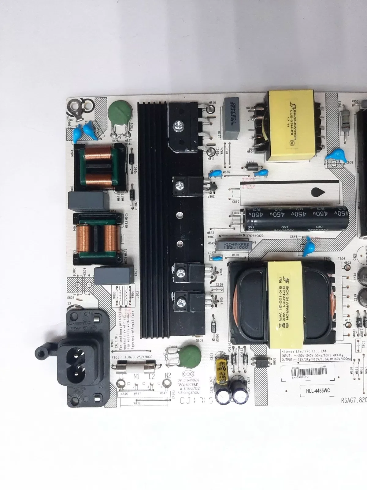 PSU alimentation TV HISENSE LTDN55K321UWTSEU RSAG7.820.6106/R0H 185843 SH162K00Z