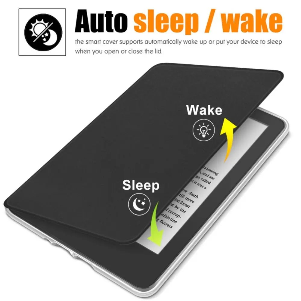 Auto Wake/Sleep e-Reader Case Adjustable Acrylic Magnetic Cover for Kindle Paperwhite 12th Gen 2024 7 inch Colorsoft