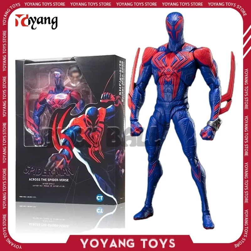 

Экшн-фигурки SHF Человек-паук 2099 по всей Вселенной фигурки аниме Человек-паук сборные мл декоративные модели игрушки подарки для мальчиков