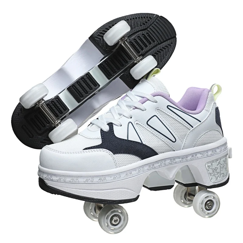 Retractable Roller Convert Shoes Into Roller Skates 2023 New Dual - Main Image
