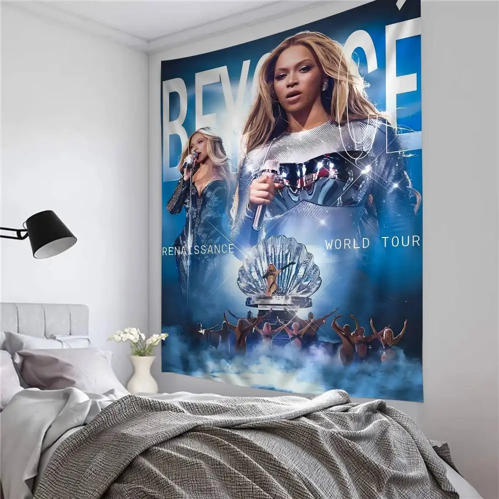 Beyonce Super Singer Printed Large Wall Tapestry Art Science Fiction