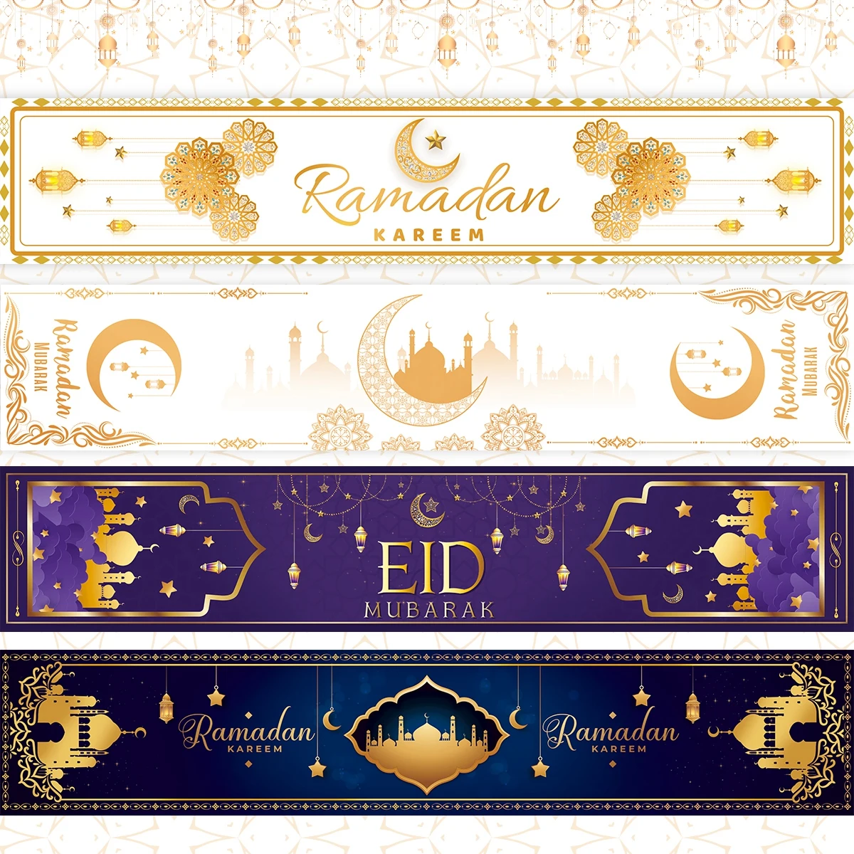 Eid Mubarak Muslim Ramadan Table Runner Islamic Mosque Ramadan Decoration For Home Kitchen Table 2024 Ramadan Kareem Eid Al Adha 2