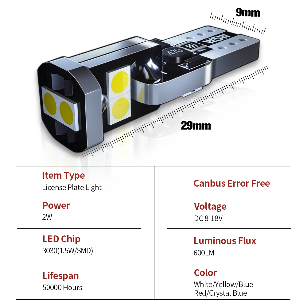 2 stücke W5W T10 Led-lampen Auto Parkplatz Position Licht Breite Lampe Für  Opel Insignia Astra J Astra H Corsa D Zafira EIN B Vectra Mokka - AliExpress