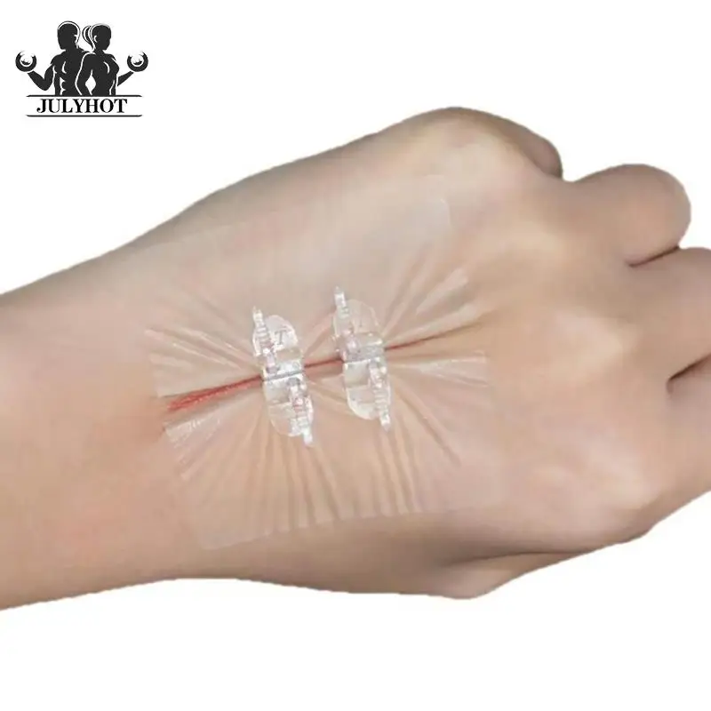 Zipper Band-aid Painless Wound Closure Device Suture-free Wound Dressing Patches Zip Suture Reducer Band Aid