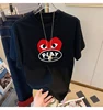 European and American neutral light luxury Korean version loose pattern summer versatile cotton T-shirt women's top 4