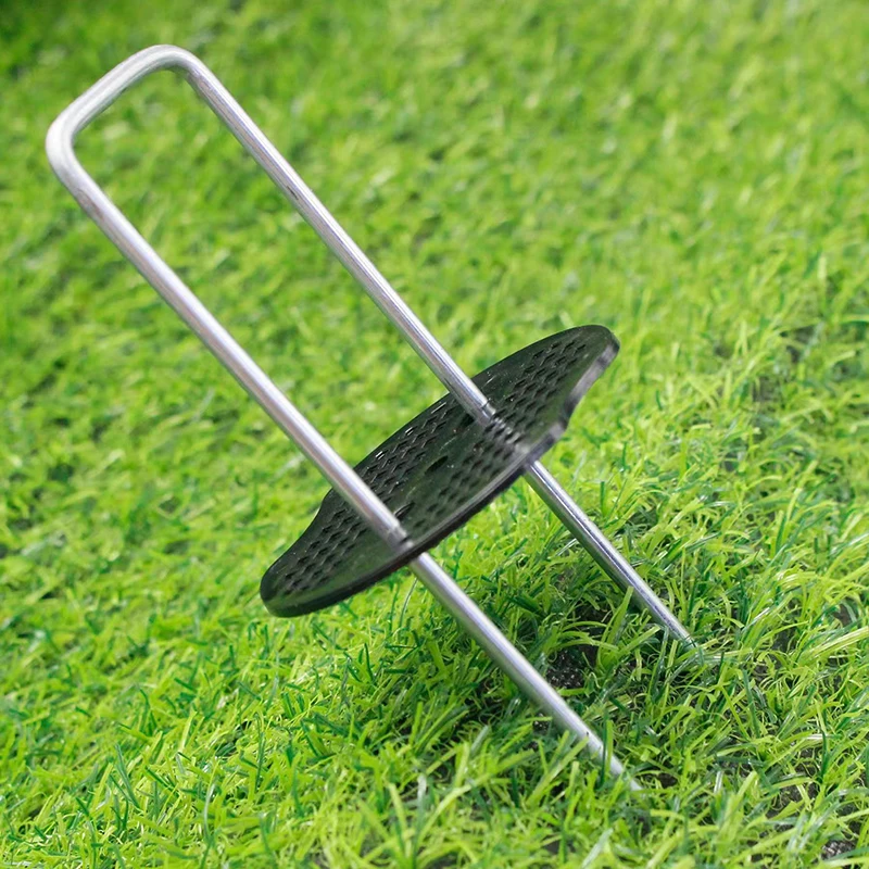Steel Landscape Stakes Staples Pegs Garden Pins Securing Weed Fabric 50Pcs