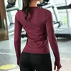 1951-c58aa2.jpg Long Sleeve Yoga Shirts Sport Top Fitness Clothes Wear for Women Gym Femme Jersey Mujer Running