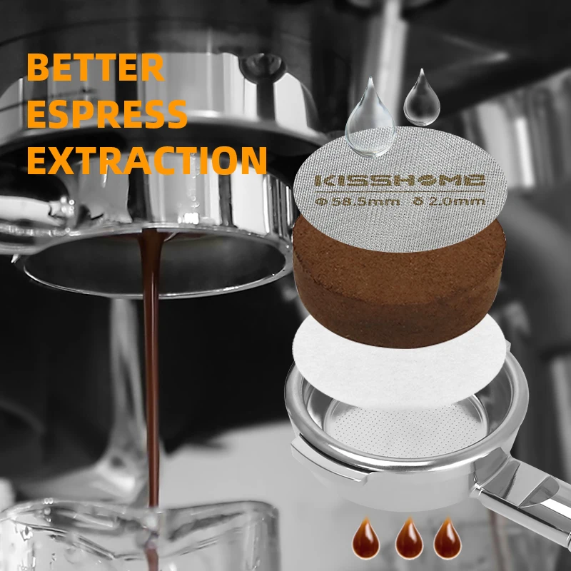 Reusable Espresso Machine Coffee Puck Screen Filter Tool