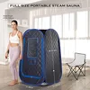 Portable Sauna Steam Sauna Full Body Newly Upgraded Large Space Sauna Quick-Folding Sauna Spa Tent 3