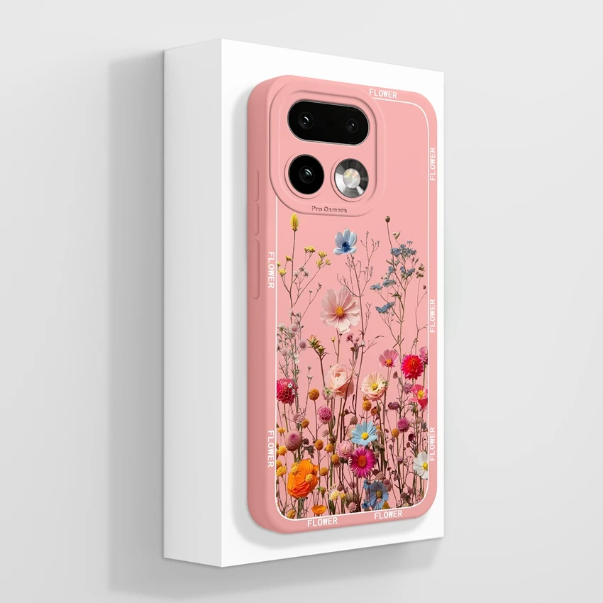 Stylish Floral Lightweight Phone Case - High Quality Soft Smooth Finish