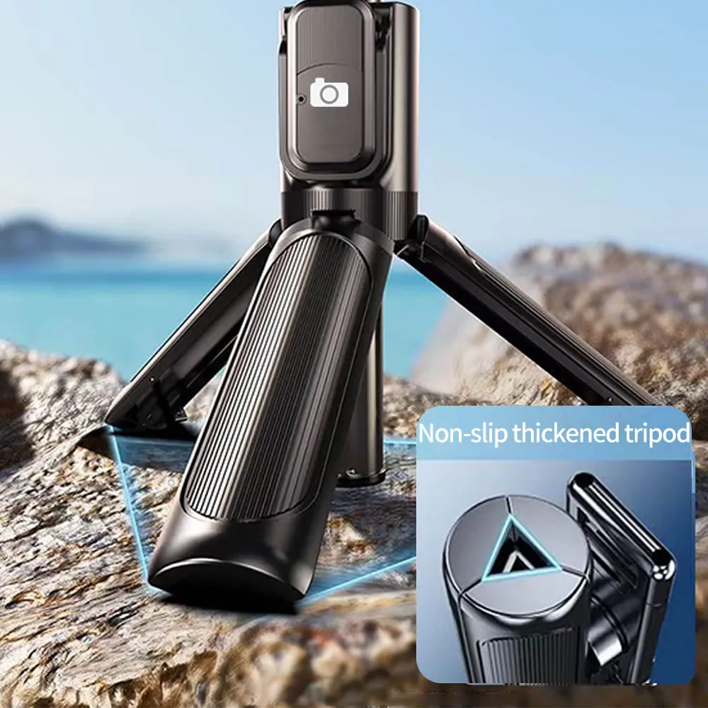 Selfie stick tripod 27 inch aluminum alloy selfie stick, compatible with all selfie/recording/photo/live streaming/vlog phones