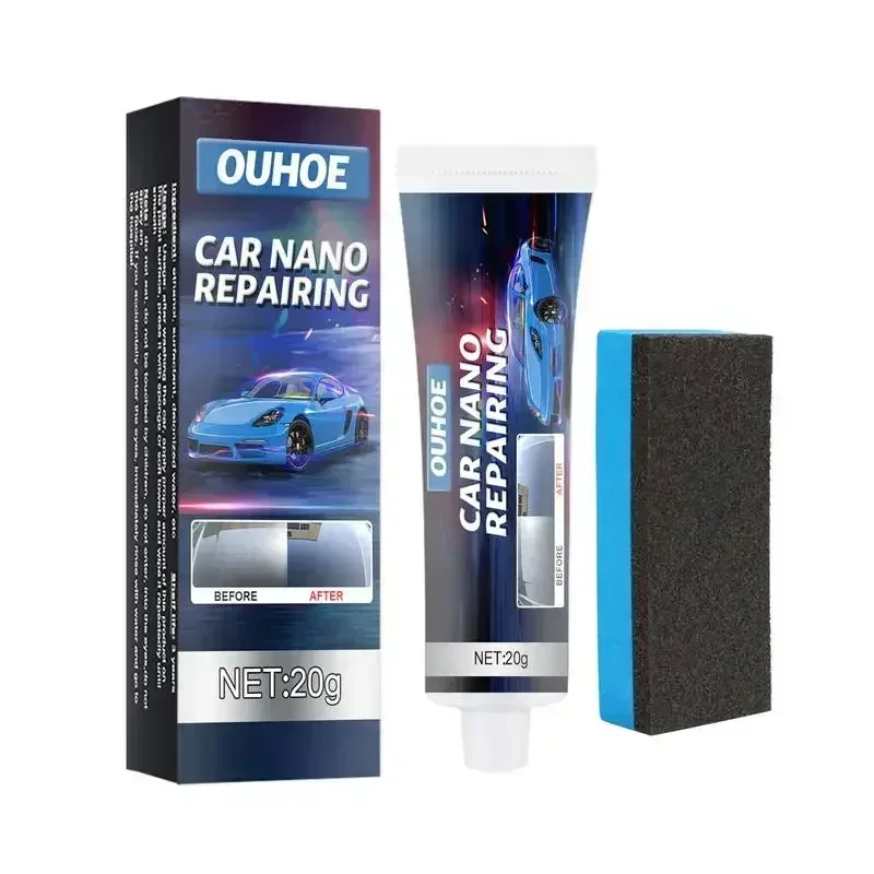 Auto Paint Hydrophobic Coating 20g Car Wax Auto Paint Care Paste with sponge Care Accessories Polishing Wax car glass coating