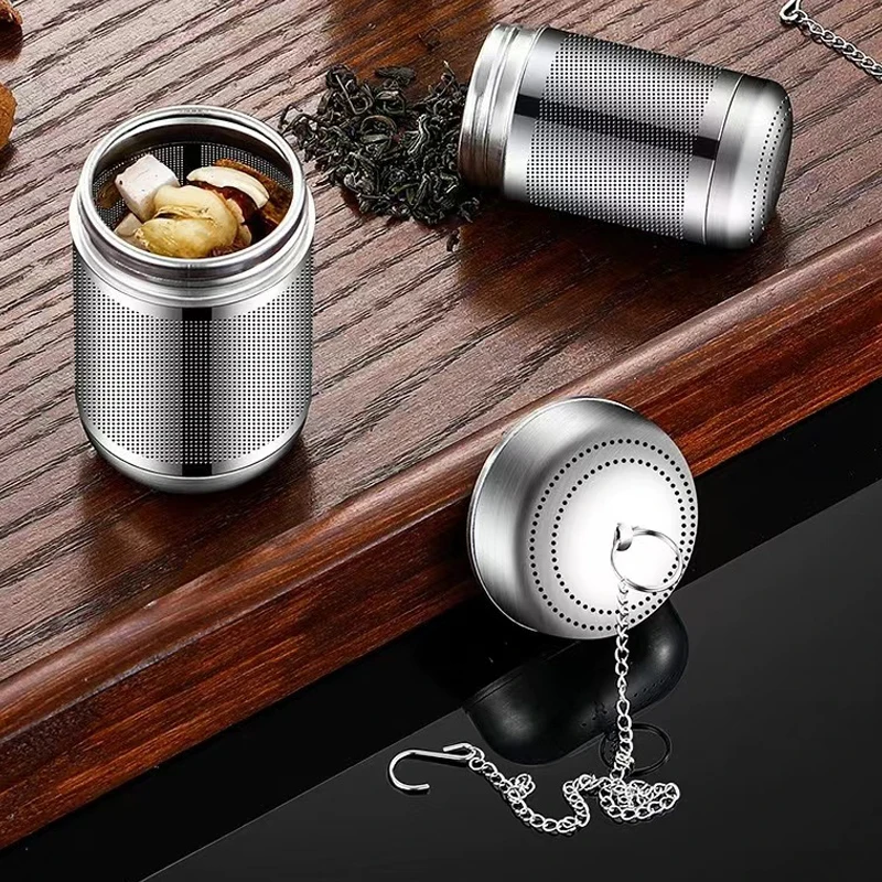 Tea Strainer Stainless Steel Tea Infuser Leaves Spice Seasoning Ball Strainer Teapot Fine Mesh Coffee Filter Teaware