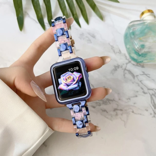 Slim Cute Bracelet for Apple Watch Series 8 7 6 5 4 Se 3 Ultra 2 Women  Steel Strap for IWatch Band 41 45mm 40 44mm 38 42mm 49mm - AliExpress