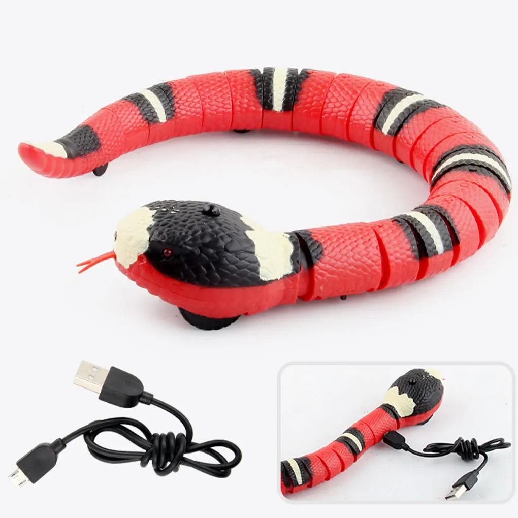 

Electric Snake Toy Interactive Play Durable And Long-lasting Safe And Non-toxic Cat Snake Toy