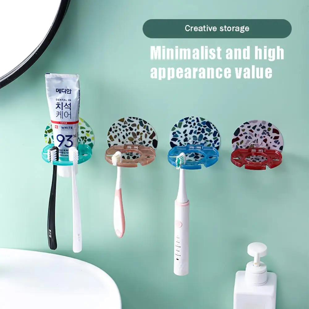 1/2/3PCS Toothpaste Rack Wall Mounted Toothpaste Storage Rack Waterproof Bathroom Accessories Toothbrush Holder
