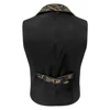 Formal Mens Waistcoat  Gothic Steampunk Decorative Pattern Vest  Victorian Cosplay Waistcoat for Wedding Business Suit 1