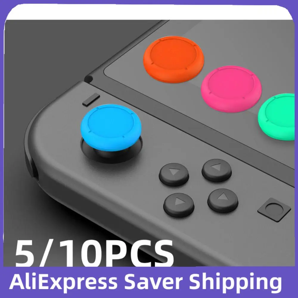 5/10 Pz Thumb Grip Set Per Switch Oled/Switch Lite Sostituzione Joystick Cap 3D Analog Stick Cap Kit Di Riparazione Della Parte Di Ricambio