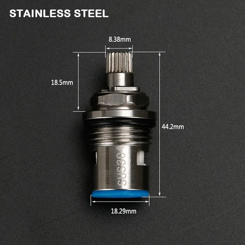 Stainless Steel/Copper Faucet Ceramic Disc Cartridge Valve Core Hot Cold Water Replacement Tap Bathroom Accessories Household faucet valve faucet cartridge mixer tap replacement ceramic discs kit