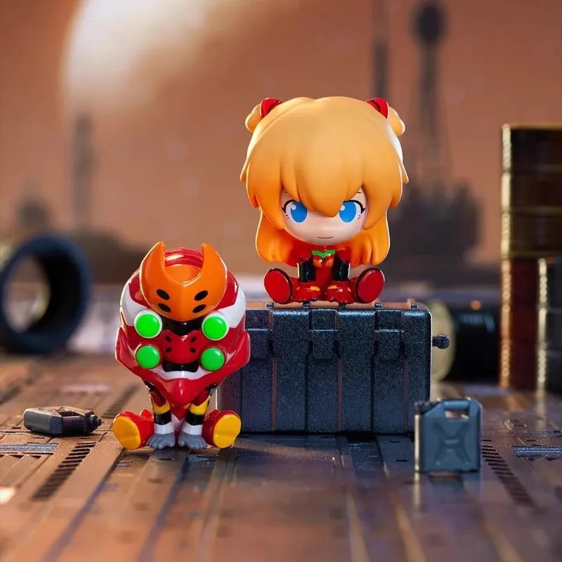 Genuine New Century-Evangelion Cute Mini Sit Series Blind Box Eva