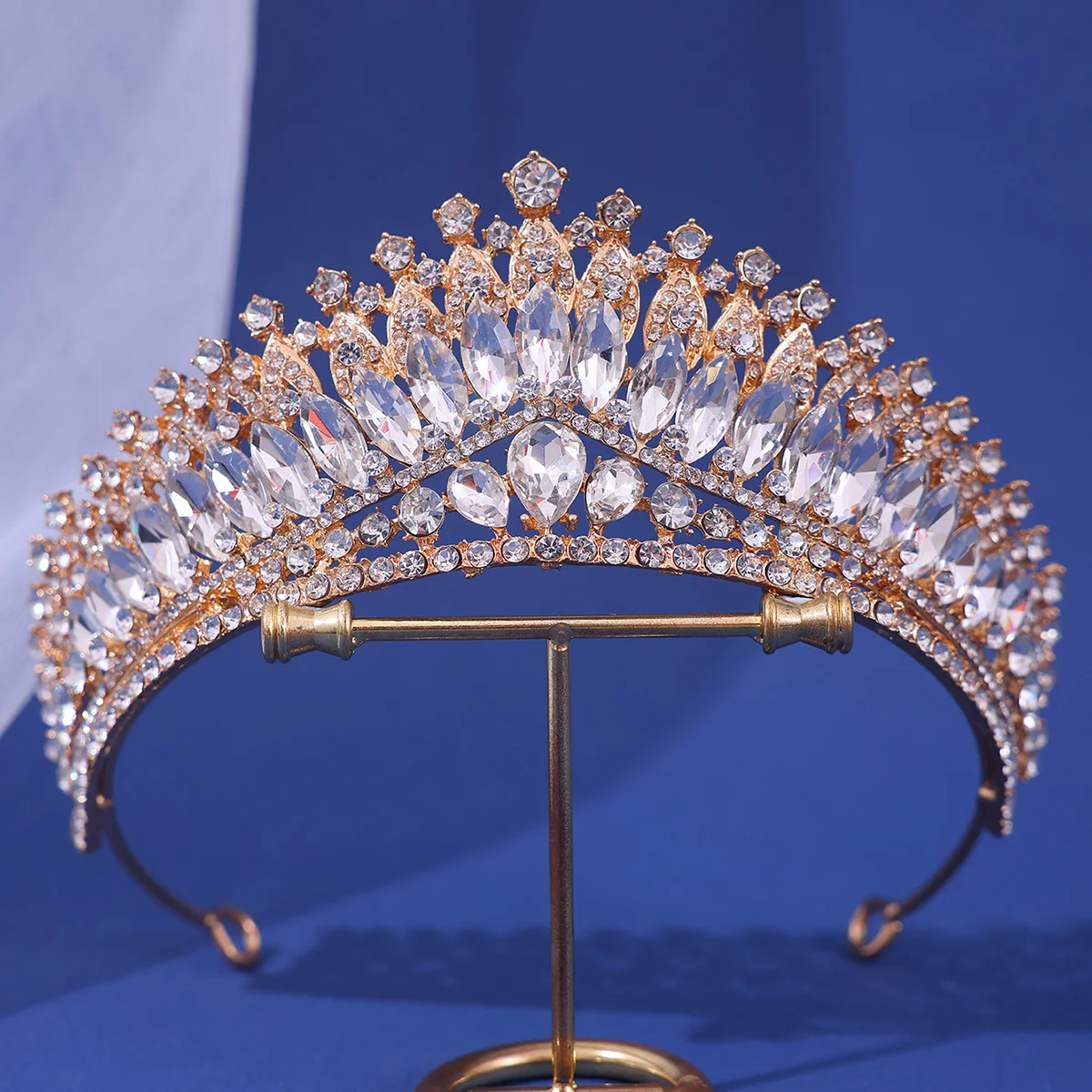 Bridal Crown Headwear Baroque Vintage Princess Queen Crystal Tiara For Women Wedding Crown Hair Dress Accessories Jewelry