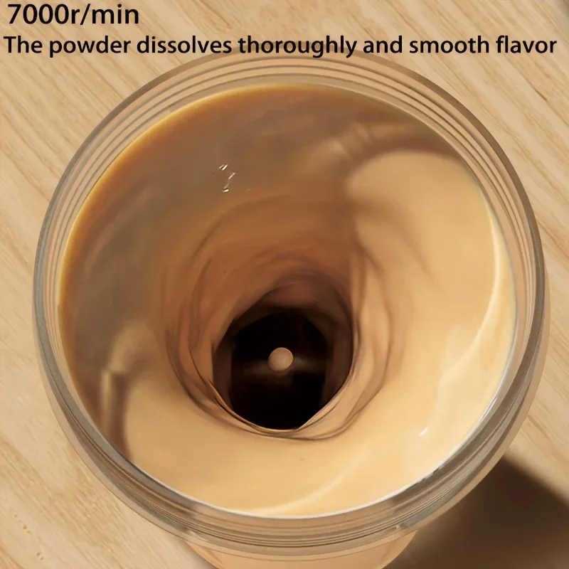 1 Piece/13.53 Oz Portable Charging Electric Stirring Cup Automatic Self Mixing Cup-Sports Cup with Electric Stirring 5