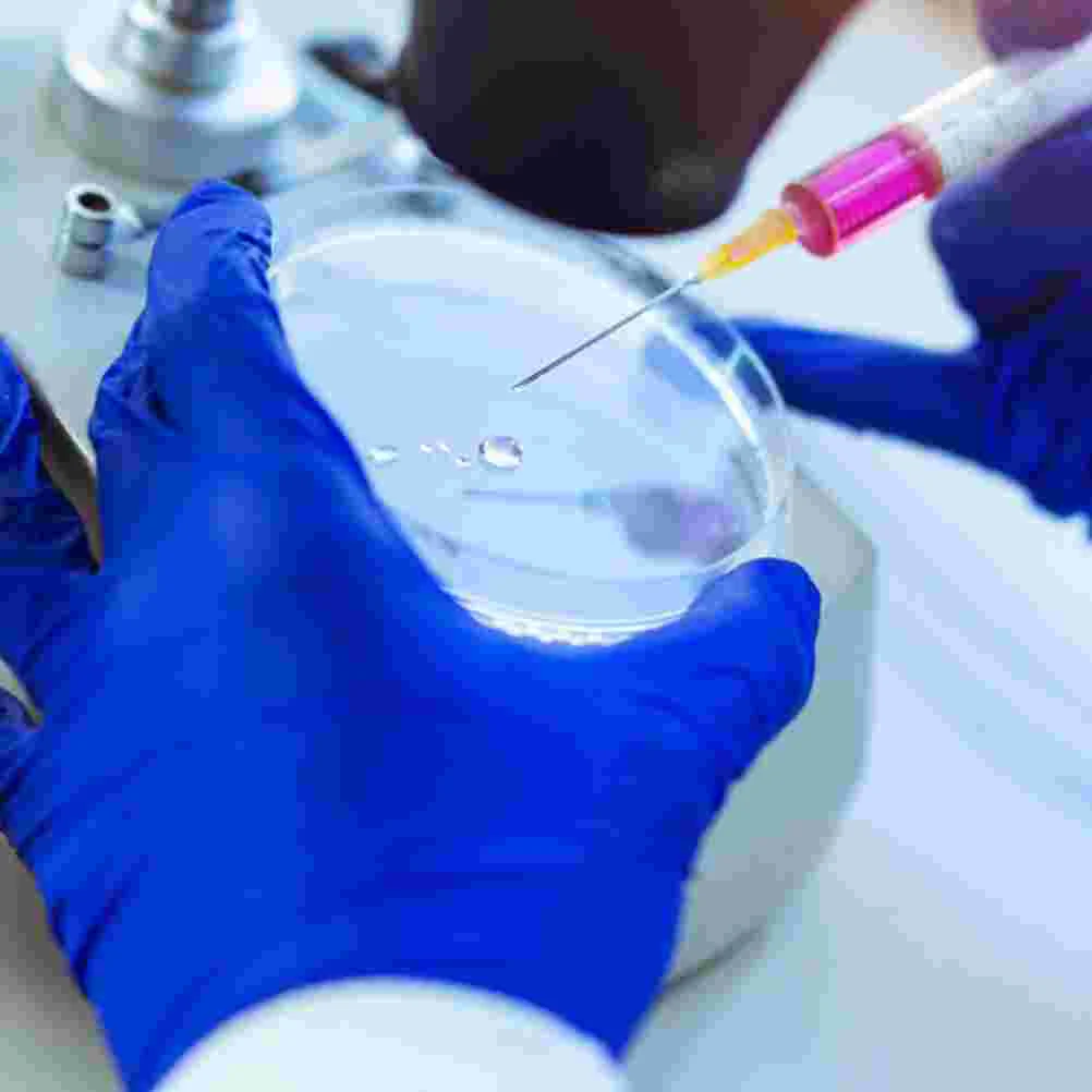 

10 Pcs Culture Plate Cell Dish Agar Petri Plates Chemistry Clear Plastic with Cover