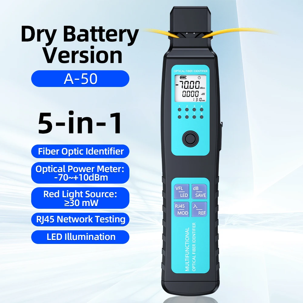 Active Optical Fiber Identifier SAIVXIAN A-50 -70dBm-+10dBm with 30mw VFL Optional