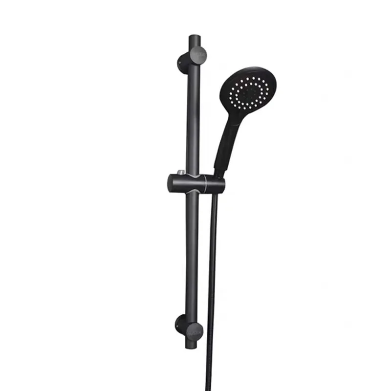Matt Black ABS3 Function Rain Shower Head Shower 1.5M Hose Stainless Steel Adjustable Lifting Rod for Bathroom Accessories for Rain Shower Head