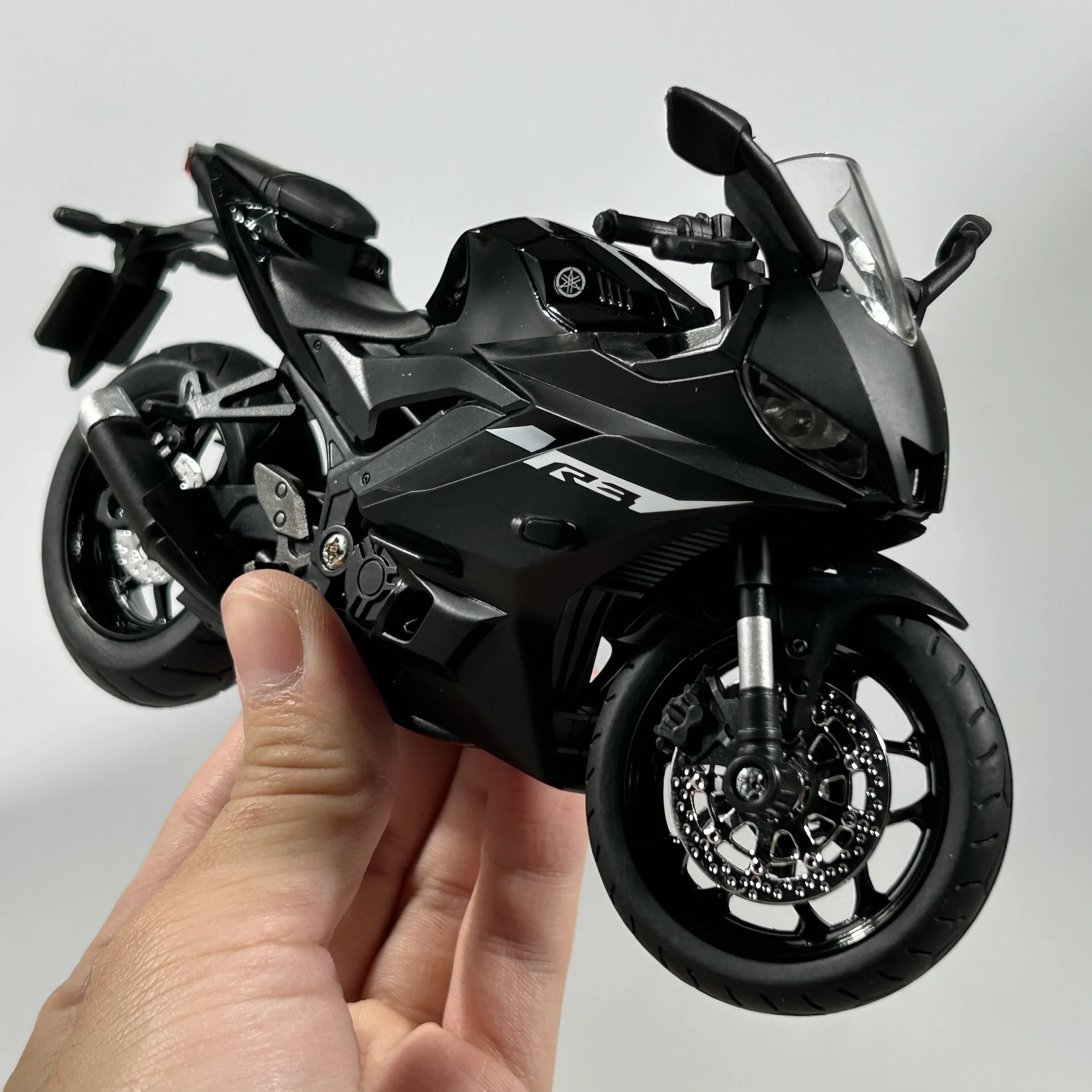 1:12 야마하 YZF R3 스포츠 오토바이 합금 금속 다이캐스트 모델 레이싱 오토바이 수집품 데스크탑 디스플레이 장식 선물