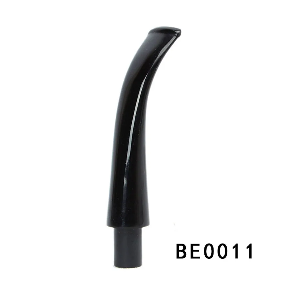 JIBILL 1pc Tobacco Pipe Mouth Acrylic Pipe Mouth DIY Accessories Curved Handle Father Christmas Gift Pipe Tools 5