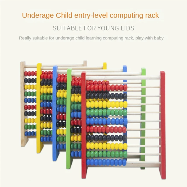 Brinquedo de matemática DIY Abacus para crianças Matemática, Jogos