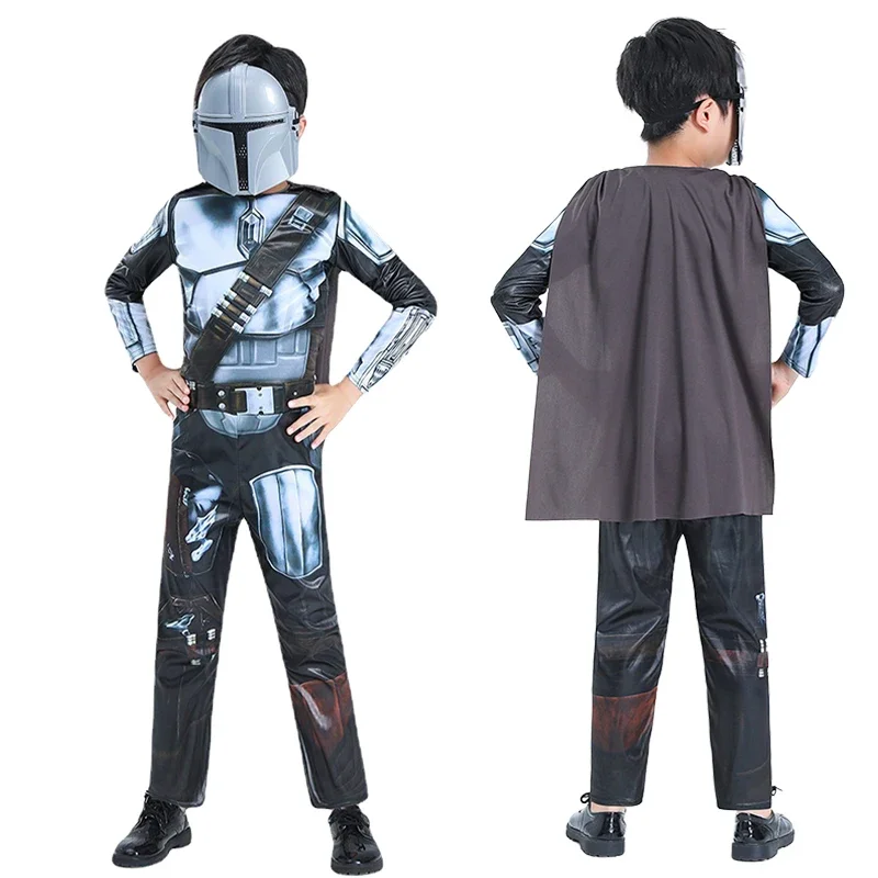 Kids The Mandalorian Cosplay Star Wars The Mandalorian Cosplay Costume Tuta Tute Maschera Tuta Vestiti Per Feste Di Halloween