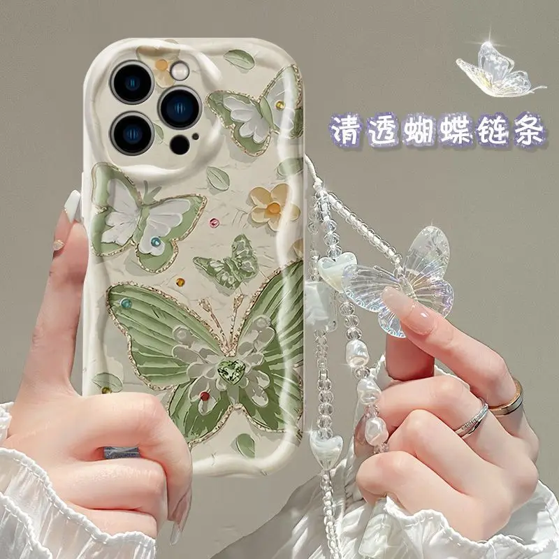 Charming Feline Lanyard Phone Case - Soft Cover with Cute Sweet Cat Design