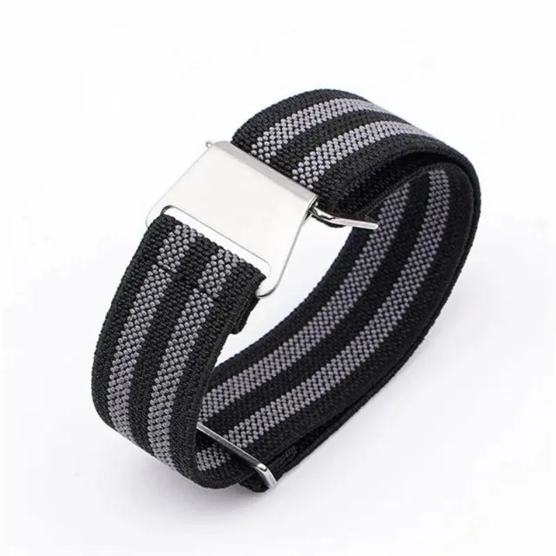 Elastic Nylon Watch Strap Replacement - Universal Waterproof Sport Bracelet Accessories with Tool
