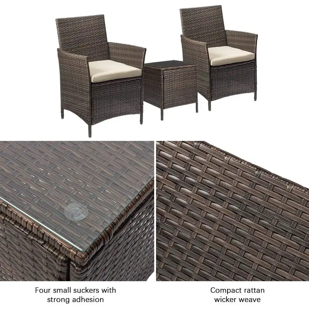 3 Pieces Outdoor Patio Furniture 6