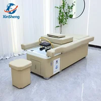 XinSheng Lit de lavage et de fumigation des cheveux, Station SPA pour salon, Table de massage, Lits de massage, Mobilier commercial pour salon de coiffure 2