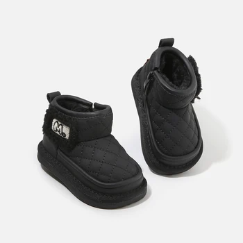 Children's Autumn and Winter Walking Shoes, Fashionable and Versatile, Warm and Fluffy Shoes, 2025 New Baby Walking Shoes.