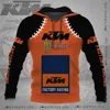 New Fashion Printed Design Long Sleeved Comfortable Unisex Drawstring Hoodies Motorcycle Riding KTM Sport Hooded Pullovers 4