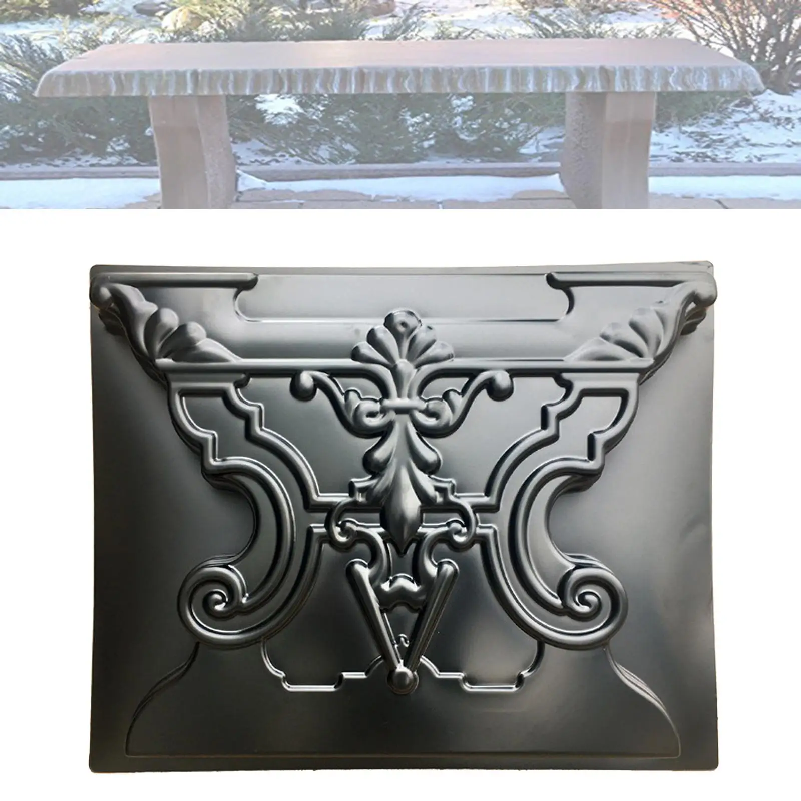 Bench Leg Mold Path Maker Mold Plastic DIY Lawn Driveway Walk Road Decor