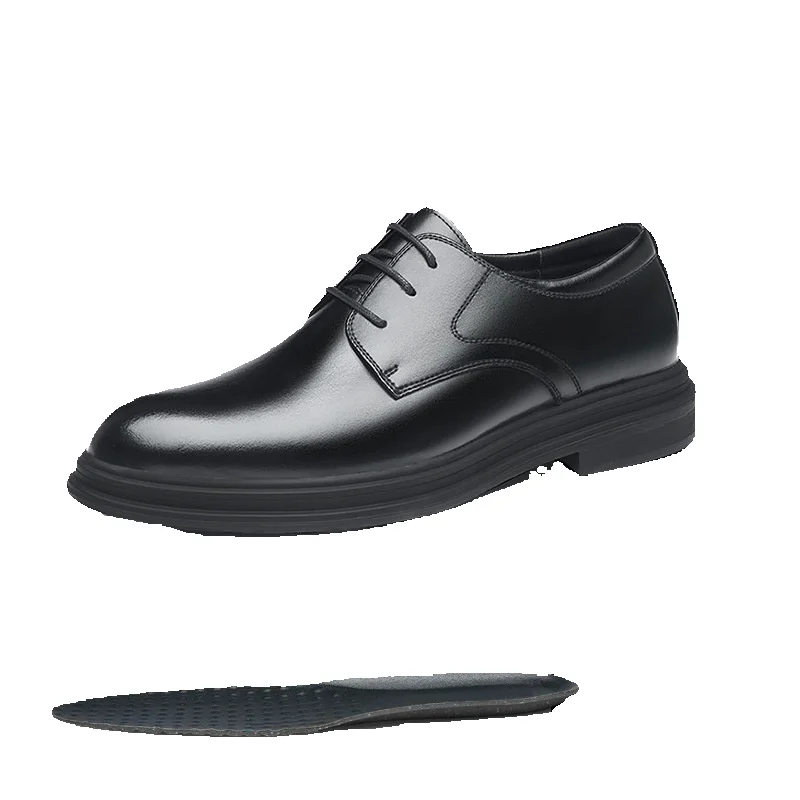 European Warm Series Men's Leather Autumn Winter 6CM Business Formal British Style Height Increase 8CM Wedding Shoes_vogvips.com