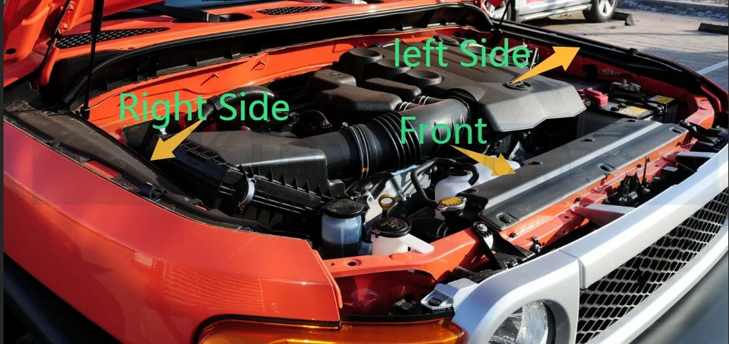 Car Engine Bay Side Panel Shields For Toyota FJ Cruiser Engine Bay Side Panel Covers