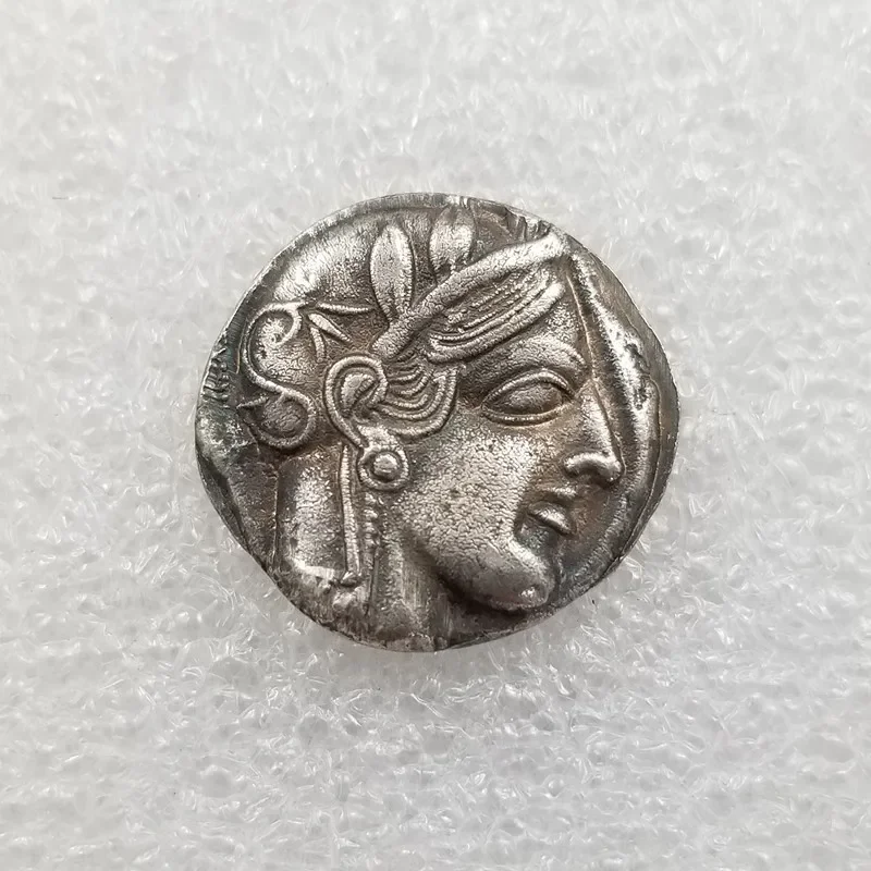 Ancient Greece Commemorative Coin Moon Goddess Pattern Collection Coin Decoration Crafts Souvenirs Gift Greek