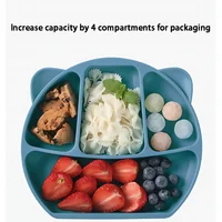 Silicone BowlBaby BowlAll-in-one Suction CupChildren's EatingTraining BowlMother and Baby Products 1