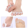 2pcs=1pair New Protective Toes Separator Suitable Bunion Corrector Material Soft Gel Straightener Spacers Stretchers Care Tool 1