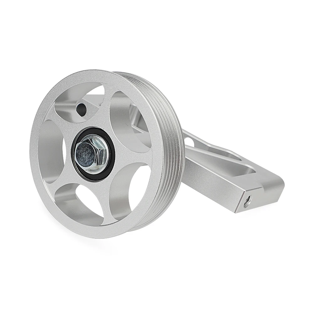 Billet Competition Air Pump Idler Bracket with Pulley For Ford Mustang 5.0 1979-1995 CNC