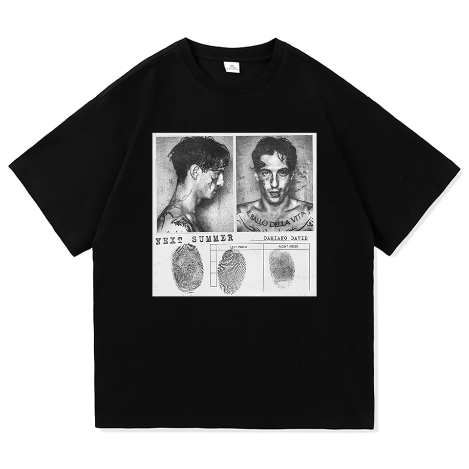 Damiano David Funny Little Fears T Shirt Men/Women Harajuku