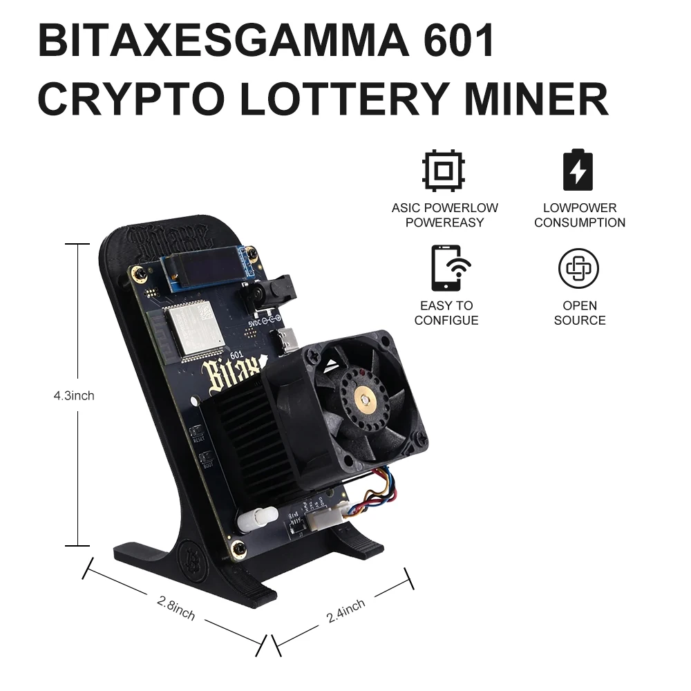 New Model Bitcoin Miner Bitaxe Gamma 601 Cryptos Miner 1.2TH/S 18W From  Antminer S21 BTC Asic Miner Home Bitcoin Mining Machine - AliExpress